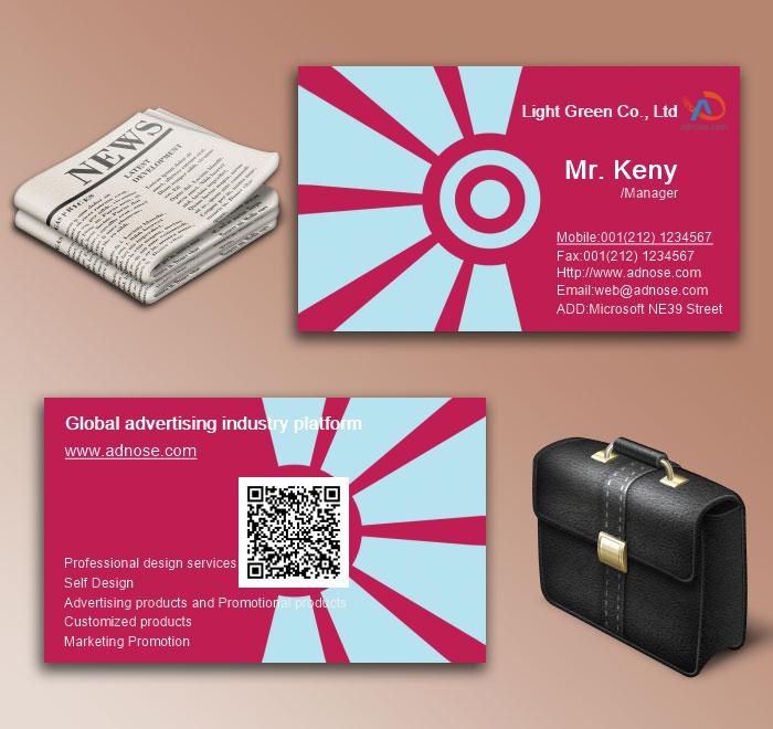 Rose red  business card6