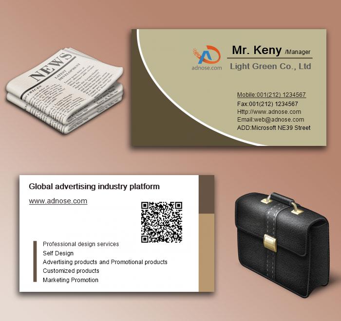 Brown business card6