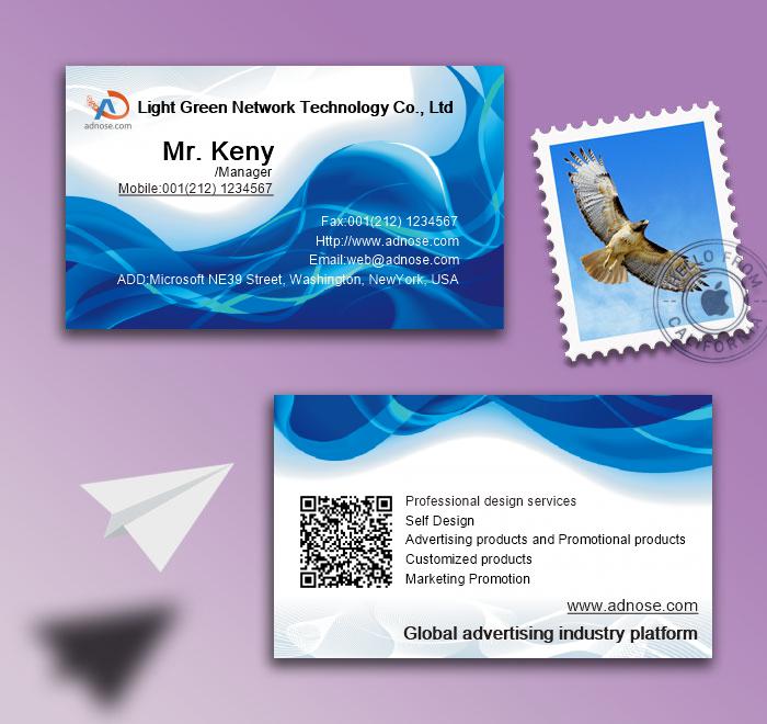 Blue wave business card2