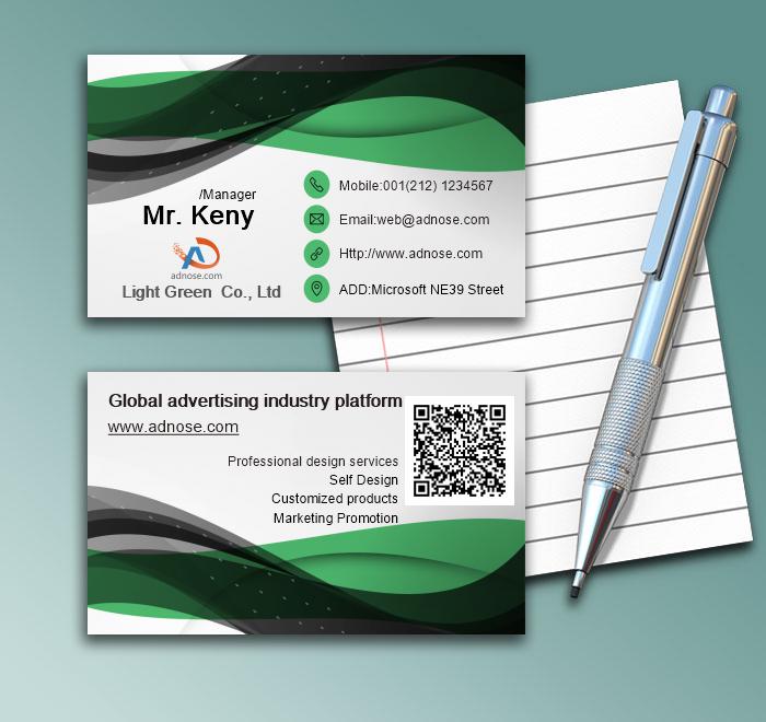 Green ribbon nusiness card1