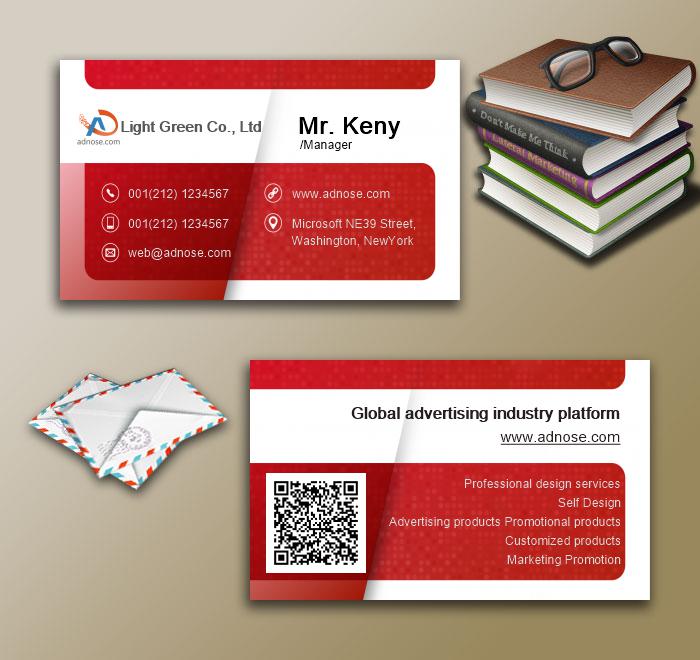 Red creases business card3
