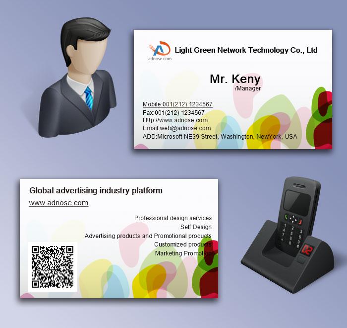 Color pattern business card5