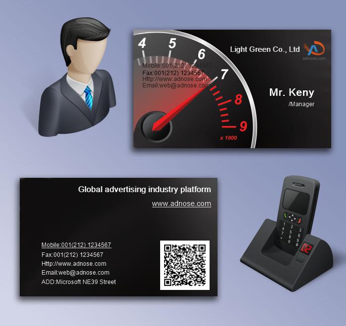 Black table business card5