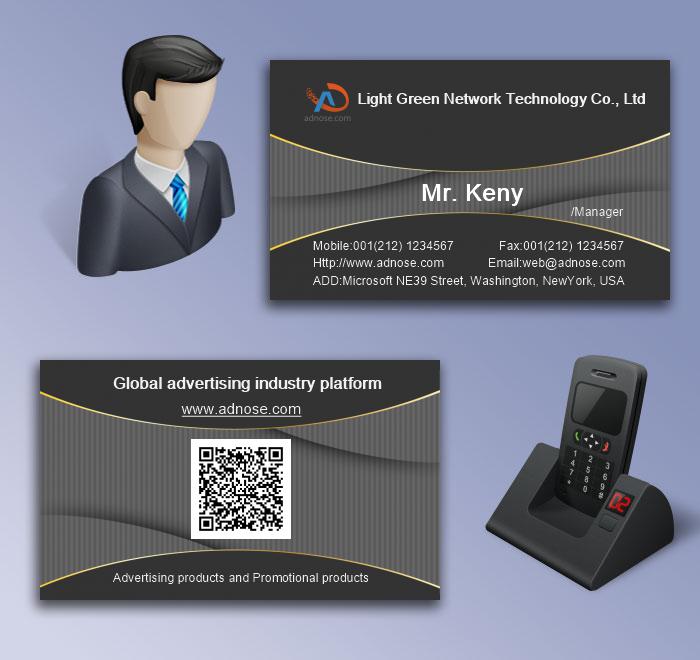 Black ash fashion business card5