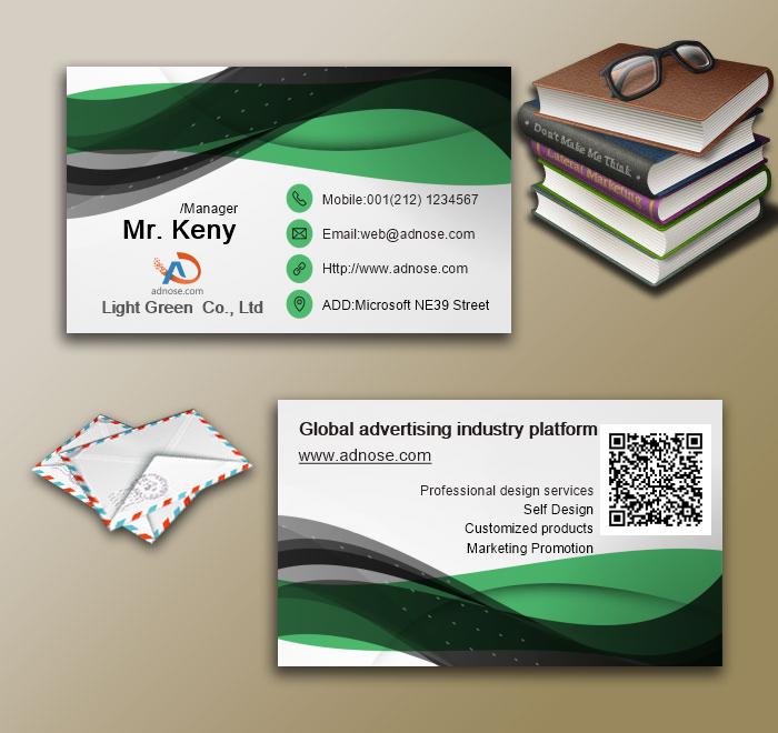 Green ribbon nusiness card3