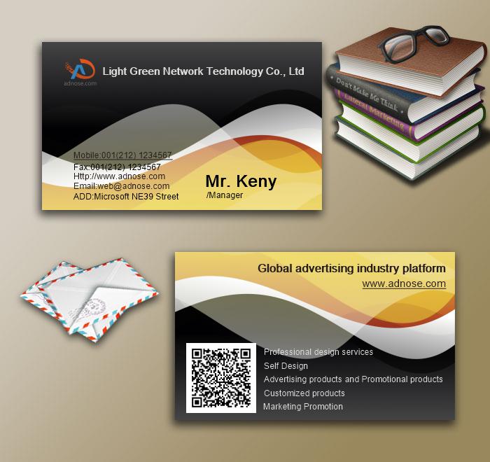 Black and yellow business card3