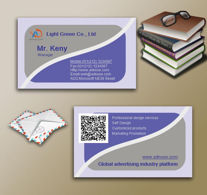 Simple color business card3