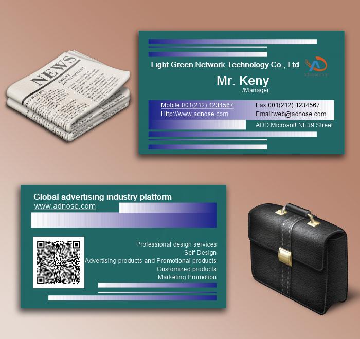 Purple Stripe business card6