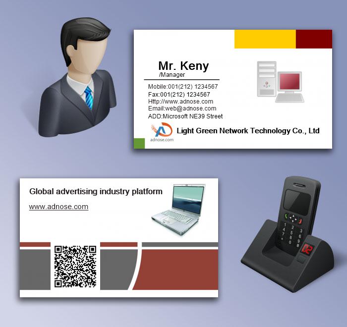 Office Computer Business Card5