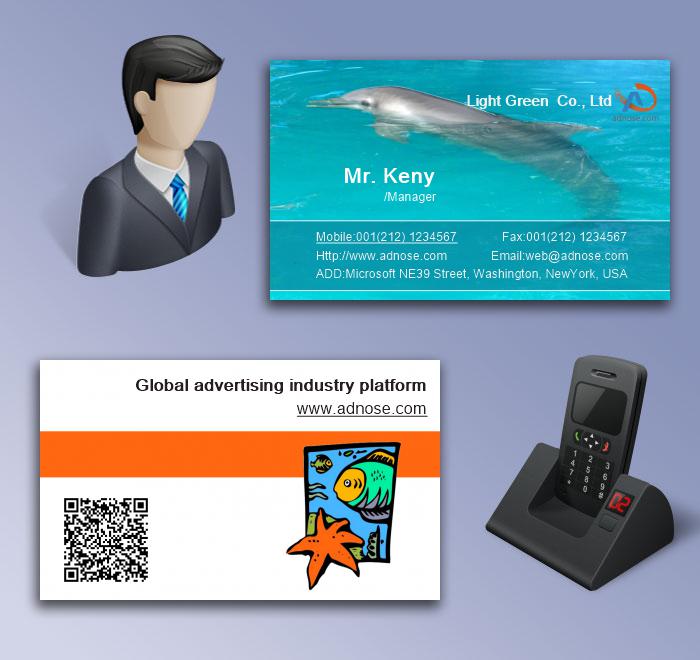 Dolphin business card5