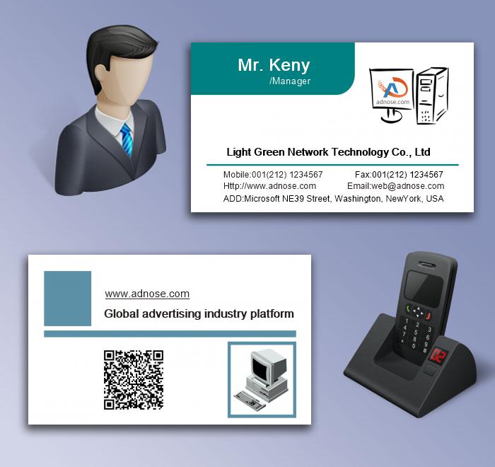 Home computer business card5