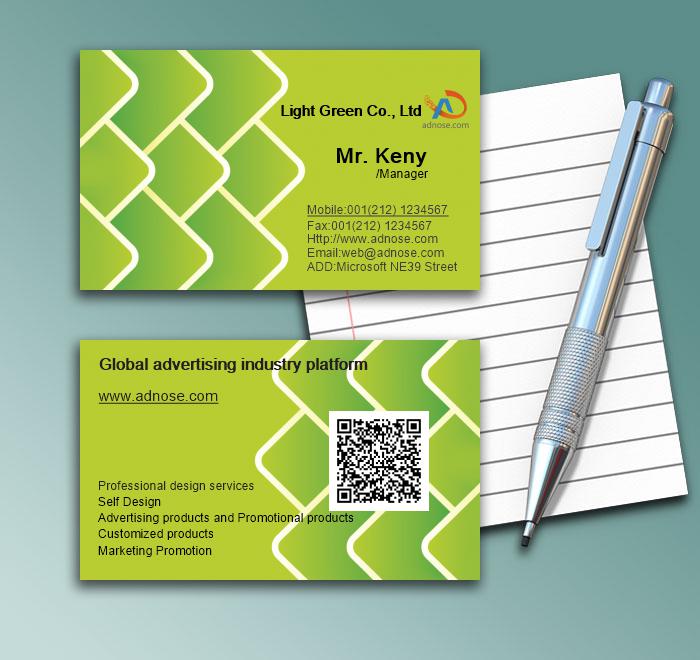 Light green scale business card1