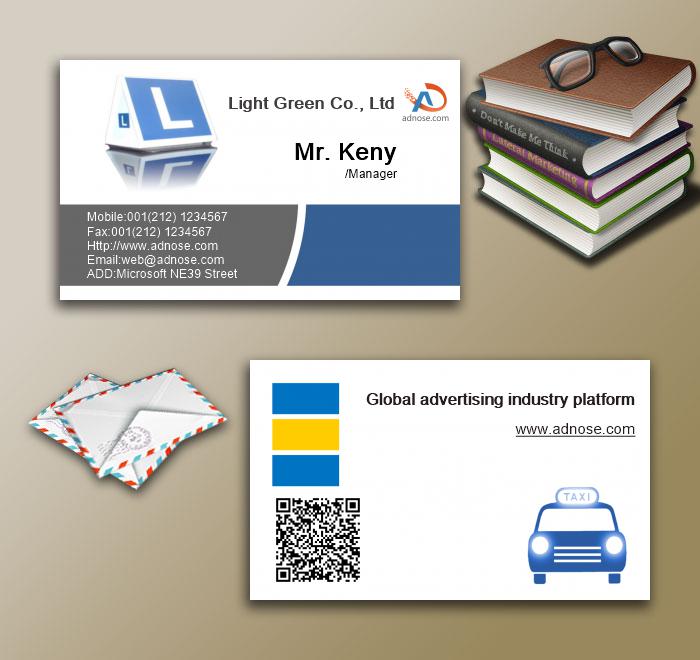 Blue rental business card3