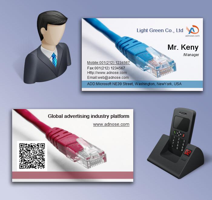 High speed broadband business card5