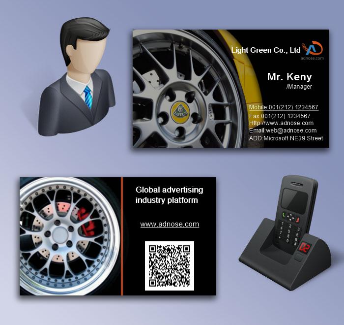 Automotive wheel business card5