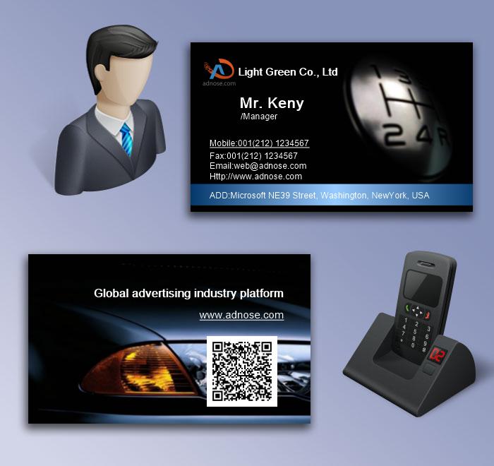 Cool black car card5