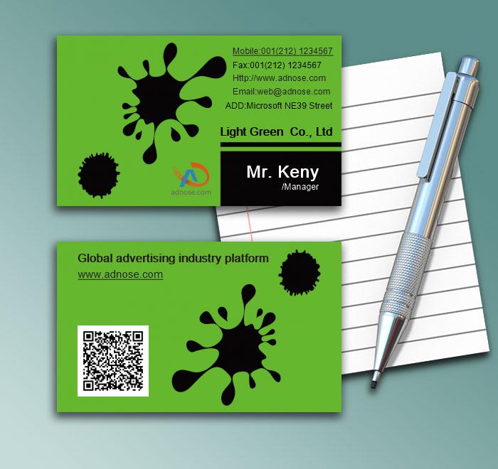 Drops of ink business card1