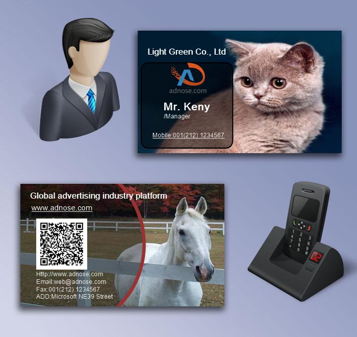 Adorable pet business card5