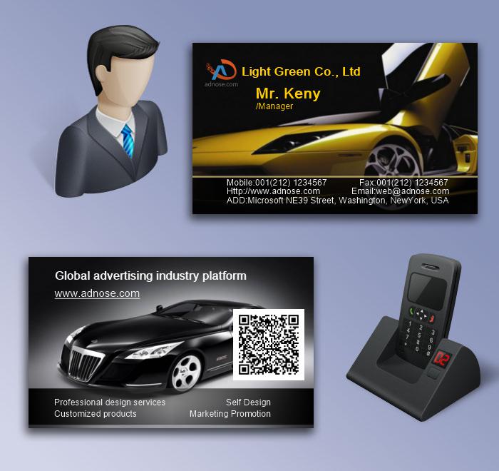 Luxury car business card5