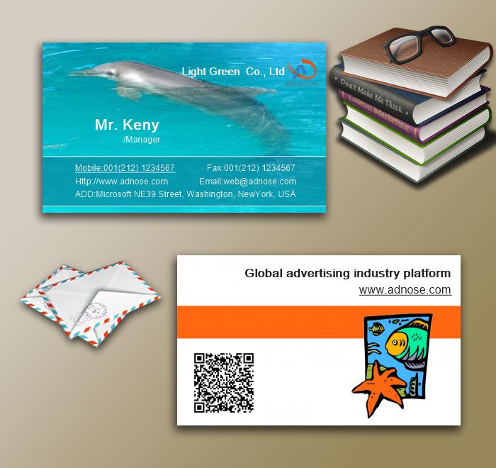 Dolphin business card3