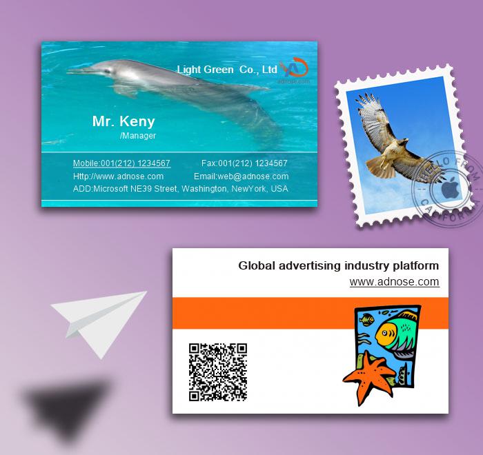 Dolphin business card2