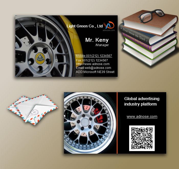 Automotive wheel business card3