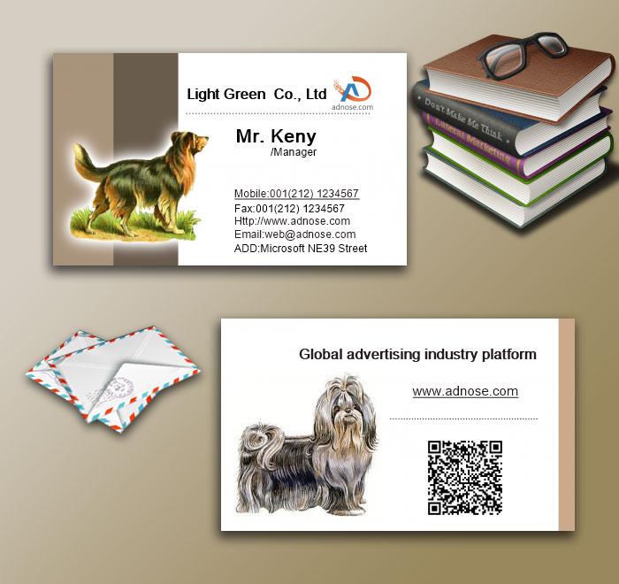 Pet dog 03 business card3