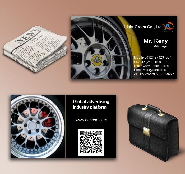 Automotive wheel business card6