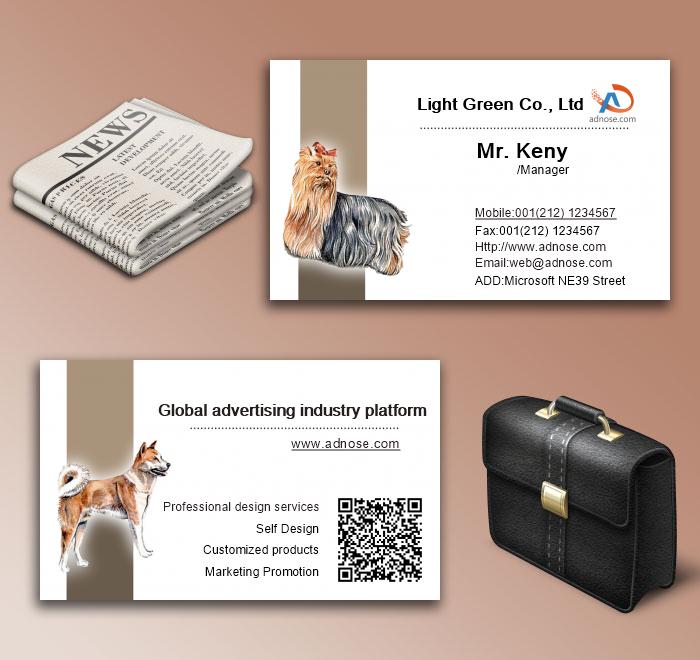 Pet dog 02 business card6
