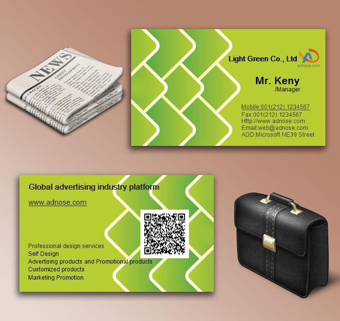 Light green scale business card6