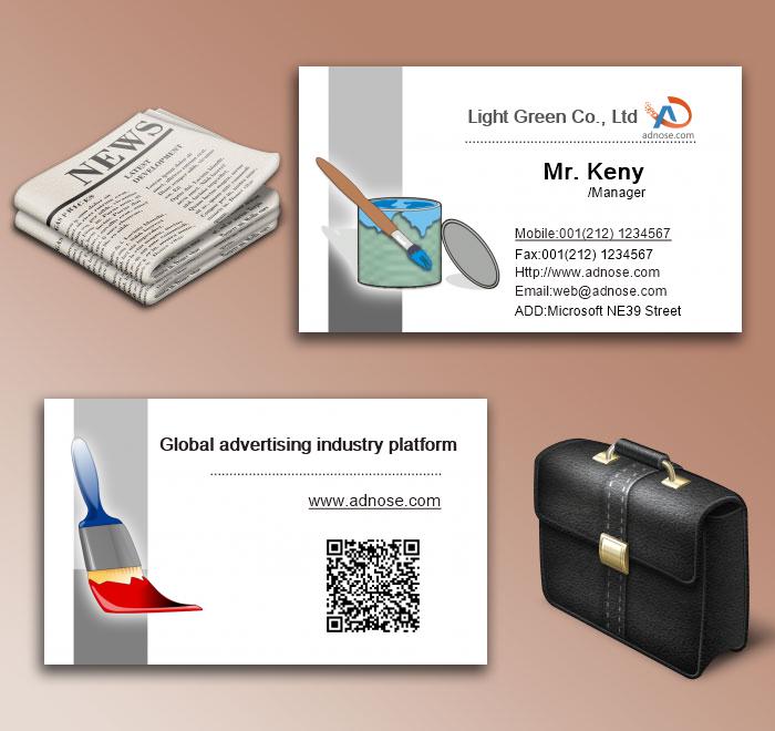 Paint workers business card6
