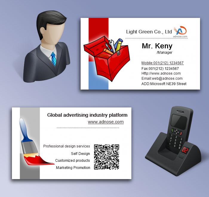 Decoration worker business card5