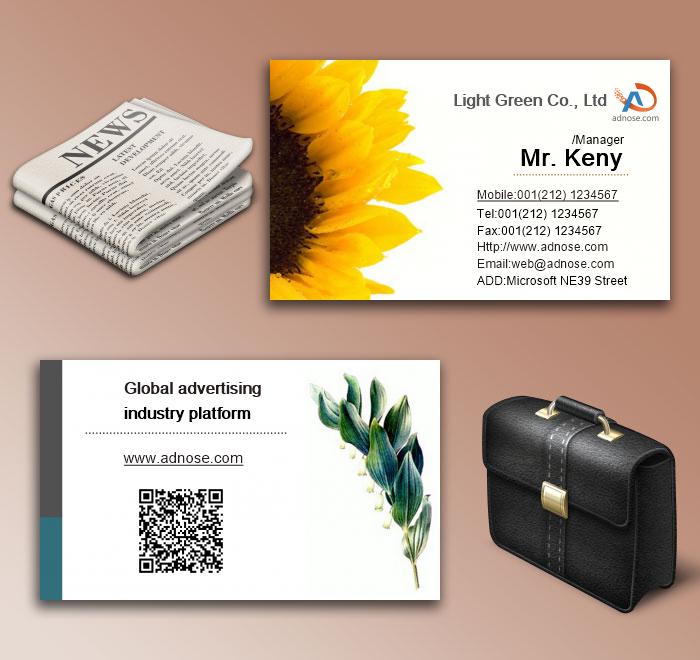 Realism Flower Business Card6