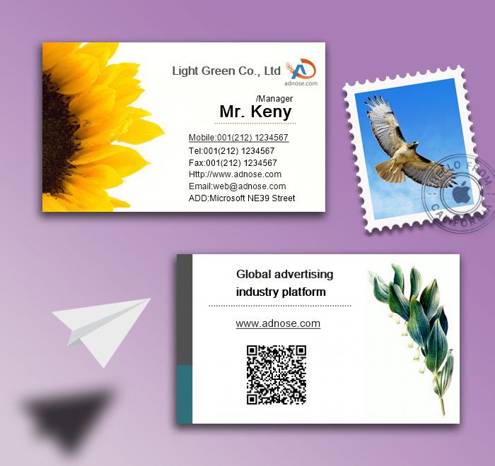 Realism Flower Business Card2