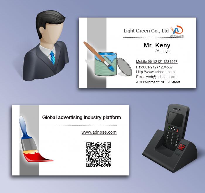 Paint workers business card5