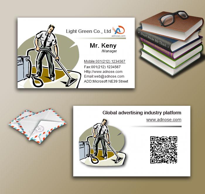 Office Cleaning business card3