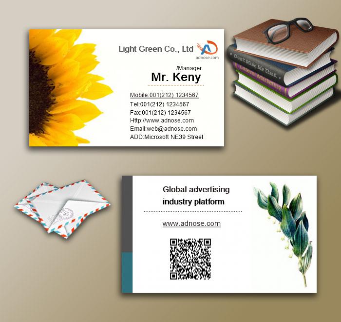 Realism Flower Business Card3