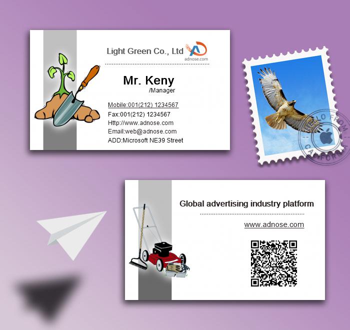 Gardener business card2