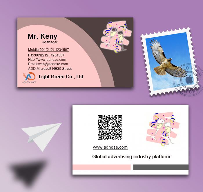 Pink Business Card2