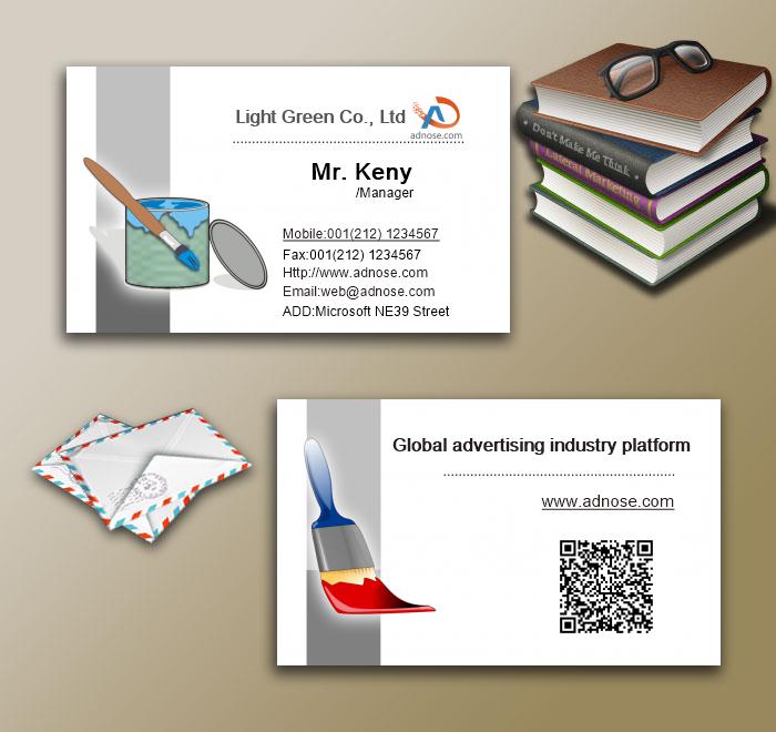 Paint workers business card3