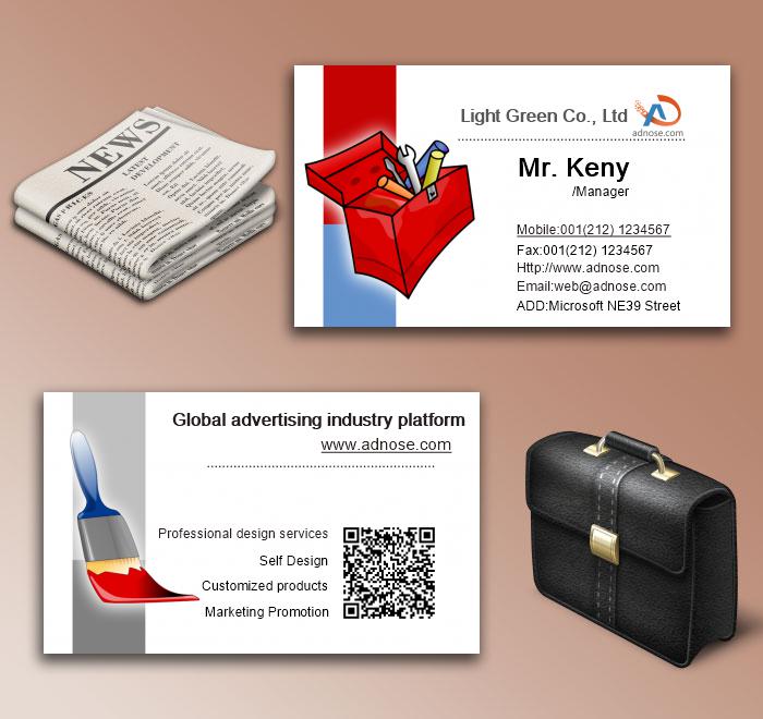 Decoration worker business card6