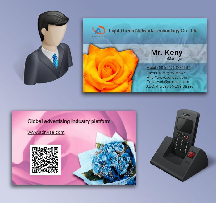 Rose business card5