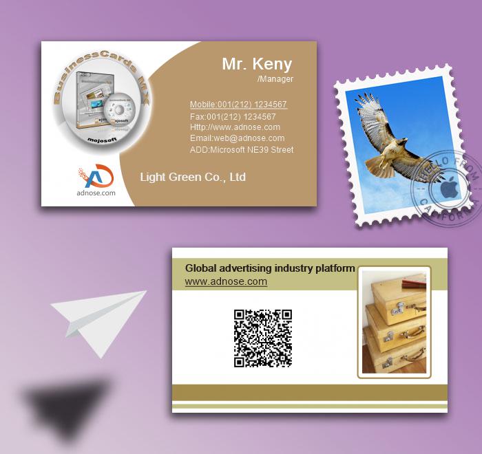 Brown business card2