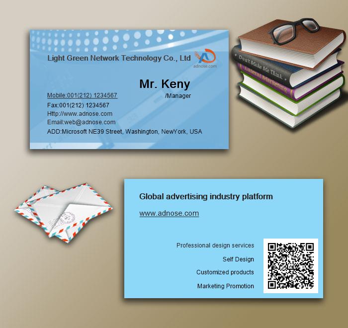 Sky Blue Business Card3
