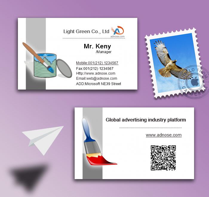 Paint workers business card2
