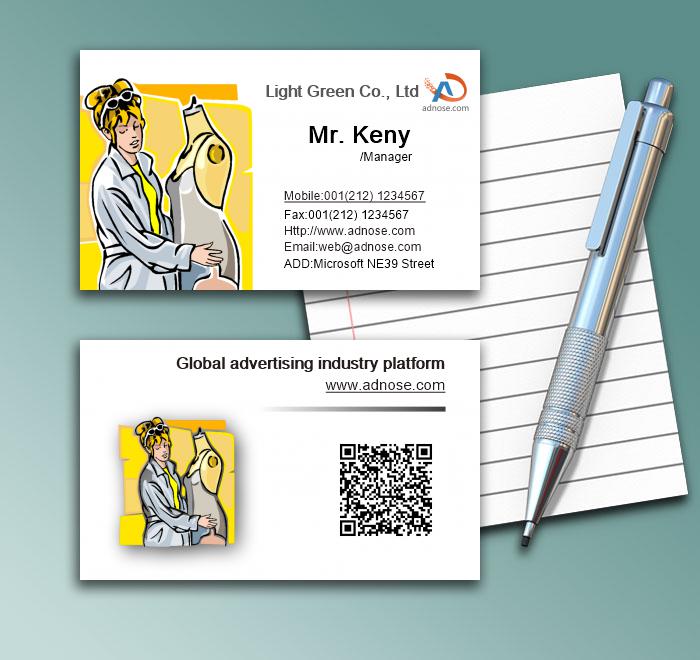 Fashion designer business card1