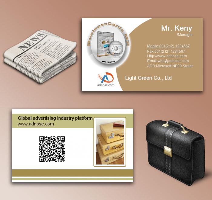 Brown business card6