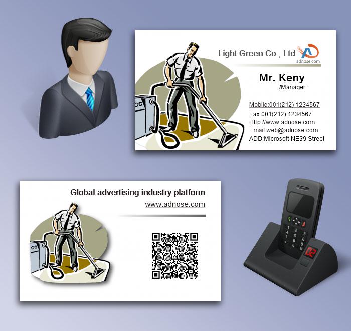Office Cleaning business card5