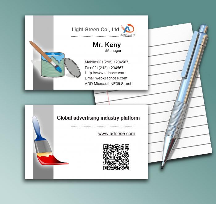 Paint workers business card1