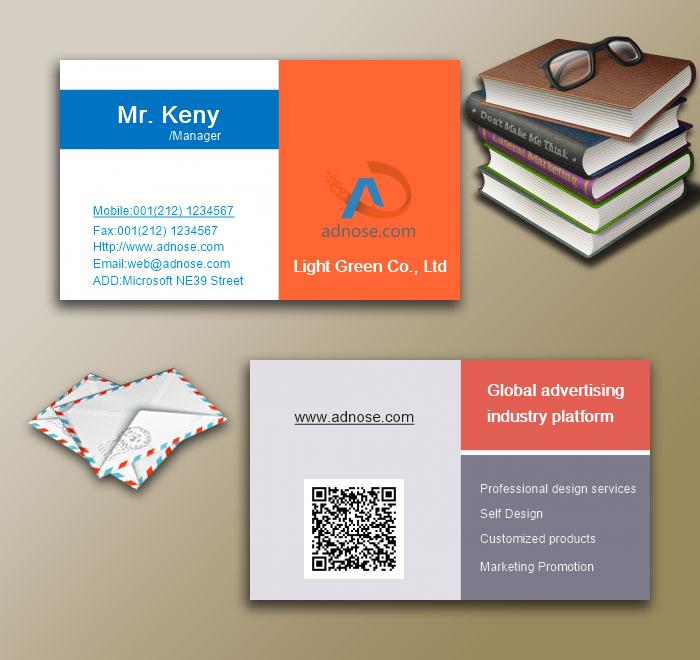 Orange blue card3